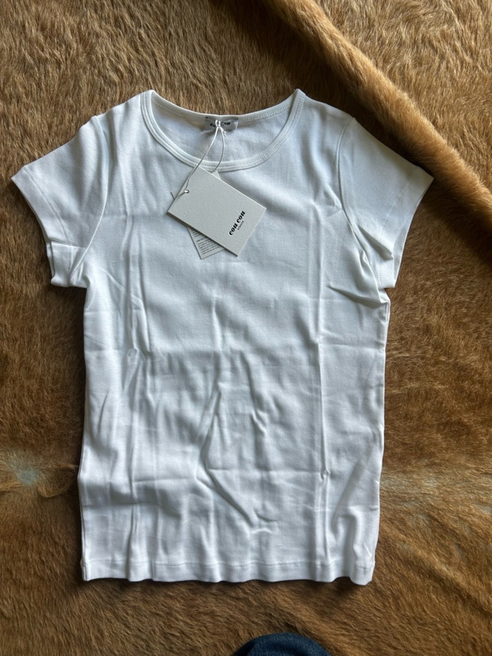 Cou Cou Intimates White Short Sleeve Baby Tee - Women's